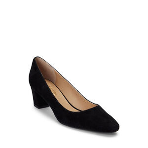 Lauren Ralph Lauren Whitney Black Suede Pumps 9.5 NIB Quiet Luxury Heels Office